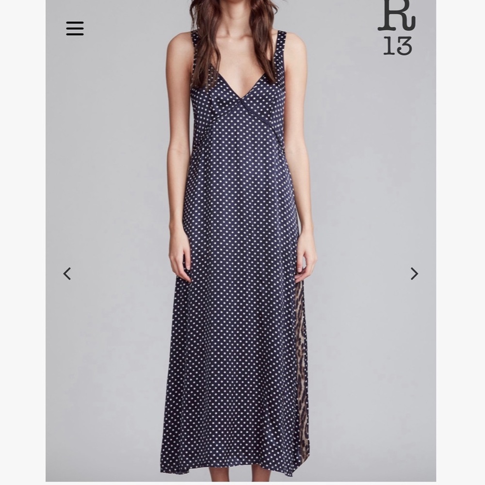 R13 Long Wide Slip with Side Stripe